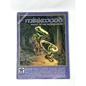 MERP Southern Mirkwood Haunt of the Necromancer Middle Earth + Map 1983 ICE 2700